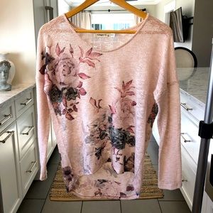GINGER G 90’s style Floral Sweater